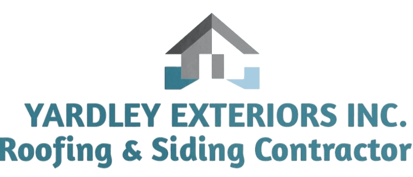 Yardley Exteriors Logo for Yardley Exteriors Inc., a roofing and siding contractor, featuring an icon of a house roof.